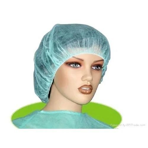 Non-Woven Head Cap - Premium Quality, 10 Pieces Packet | Comfortable Fit, Latex-Free, Hypoallergenic, Sweat-Absorbent, Anti-Dust Barrier, Soft Texture, Universal Size, Sterilized