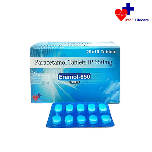 Paracetamol 650 Mg Tablets - Medicine Grade Quality | For Hospital and Clinic Use, Requires Prescription, Store in Cool and Dry Place