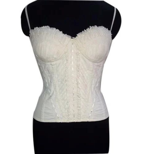 Premium Ladies White Designer Top