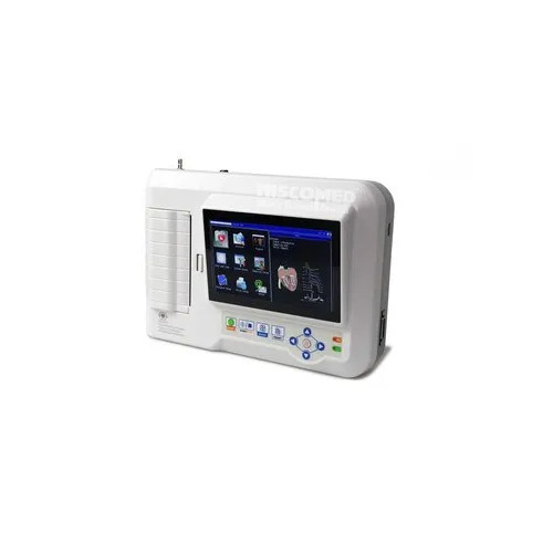 Six Channel ECG Machine - Automatic Digital Operation, 6 Channels | Electric Power Source, Plastic & Metal Material, AC Filter Technology, Model 600G, ECG-600G