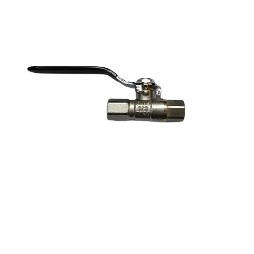 SS Ball Valve - 1/2 Inch Diameter, Silver Color | Customized Size, Ideal for Water Fittings