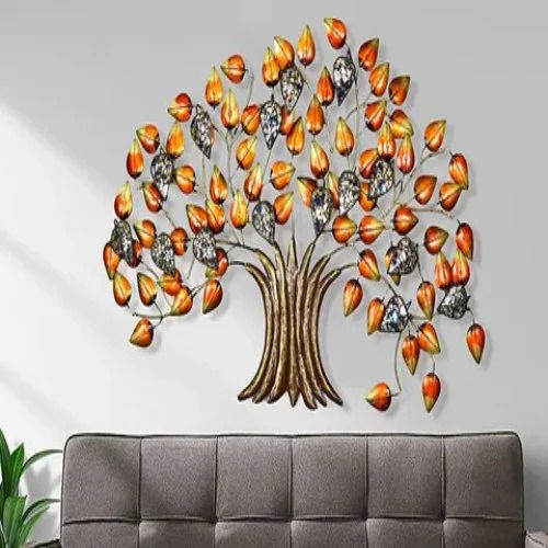 Wall Decoartion Tree - Color: Orange