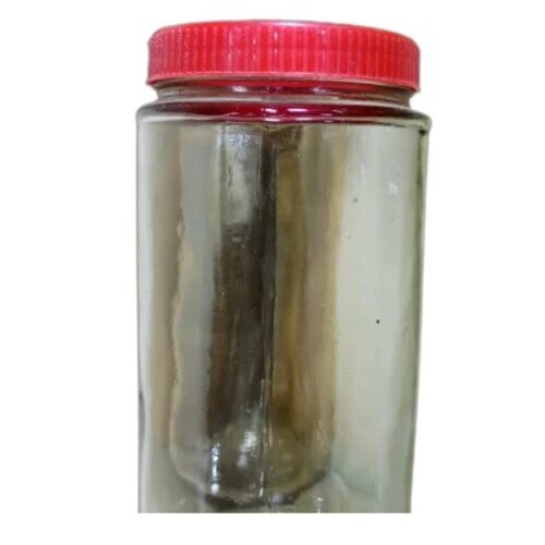 1000ml Containers Glass - Plastic Screw Cap, Transparent Color , Ideal for Kitchen Storage