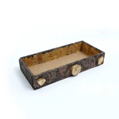 6mm Rectangle Wooden Basket - Wooden, 6mm Thick, Brown Color | Eco-Friendly Design for Stunning Flower Decoration