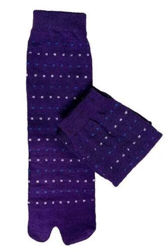 Ankle Length Thumb Socks - Cotton Blend, Black | Stretchable Fit, Moisture-Wicking, Odor-Resistant, Comfortable Wear, Seamless Toes