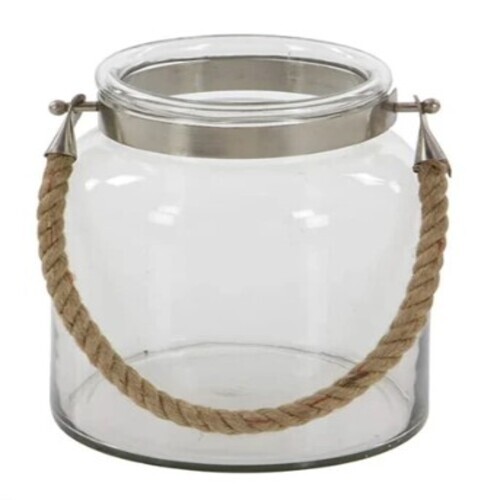 Borosilicate Glass Containers - 5 Liter Capacity, Transparent Round Design | Ideal for Kitchen Storage, Durable Glass Material