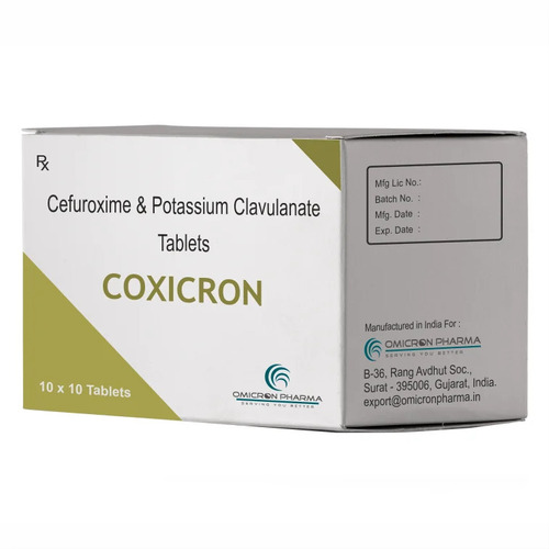Cefuroxime And Potassium Clavulanate Tablets - Medicine Grade Prescription Required | For Hospital and Clinic Use