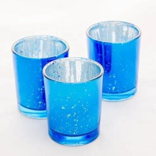 Decorative Candle Holder - Round Shape, Elegant Glass Design | Ideal for Home and Wedding Decoration