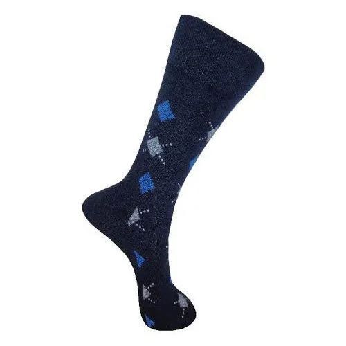 Designer Premium Socks - Cotton Material, Black Color | Moisture-Wicking, Breathable Fabric, Comfortable Fit, Anti-Slip Design, Lightweight Feel, Reinforced Heel