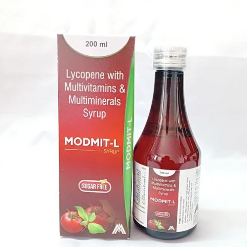 Lycopene Multivitamin Multimineral Syrup - Liquid Dosage Form , For Hospital and Clinic Use With Prescription Requirements