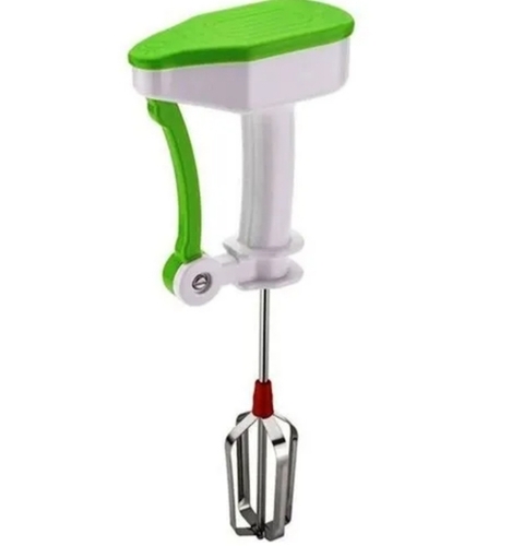 Manual Hand Blender - Plastic and Stainless Steel , 32x13x6cm , Lightweight, Ergonomic Design with Non-Slip Grip and Easy Cleaning