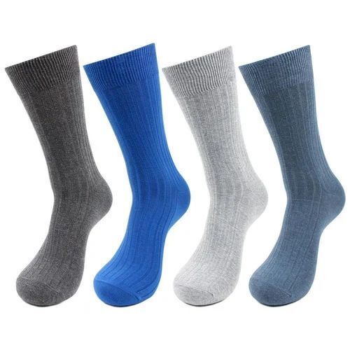 Mens Lycra Socks - Cotton Blend, Different Colors | Premium Quality, Moisture-Wicking, Comfortable Fit, Durable Stitching, Anti-Slip Design, Odor-Resistant, Lightweight Feel