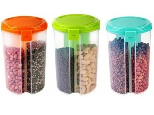 Plastic Round Container By Kavya Kitchenware