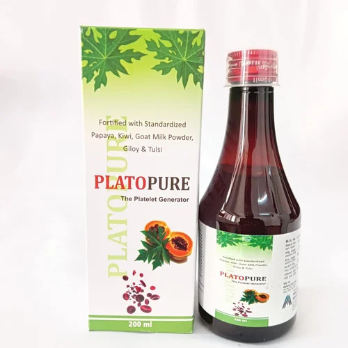 Platelet Booster Syrup - Liquid Formulation , Prescription Required for Hospital and Clinic Use