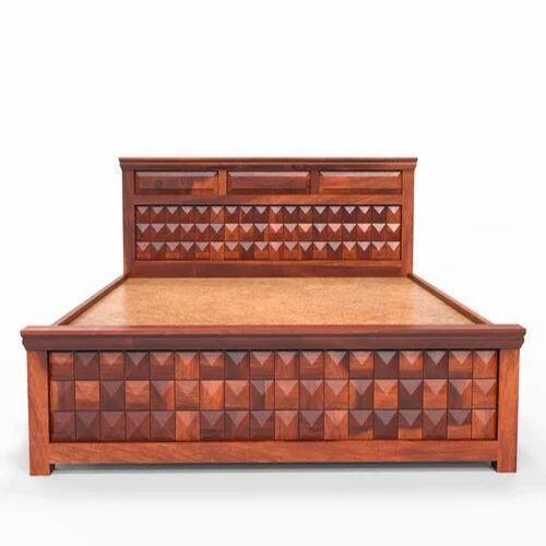 Solid Wood Double Bed