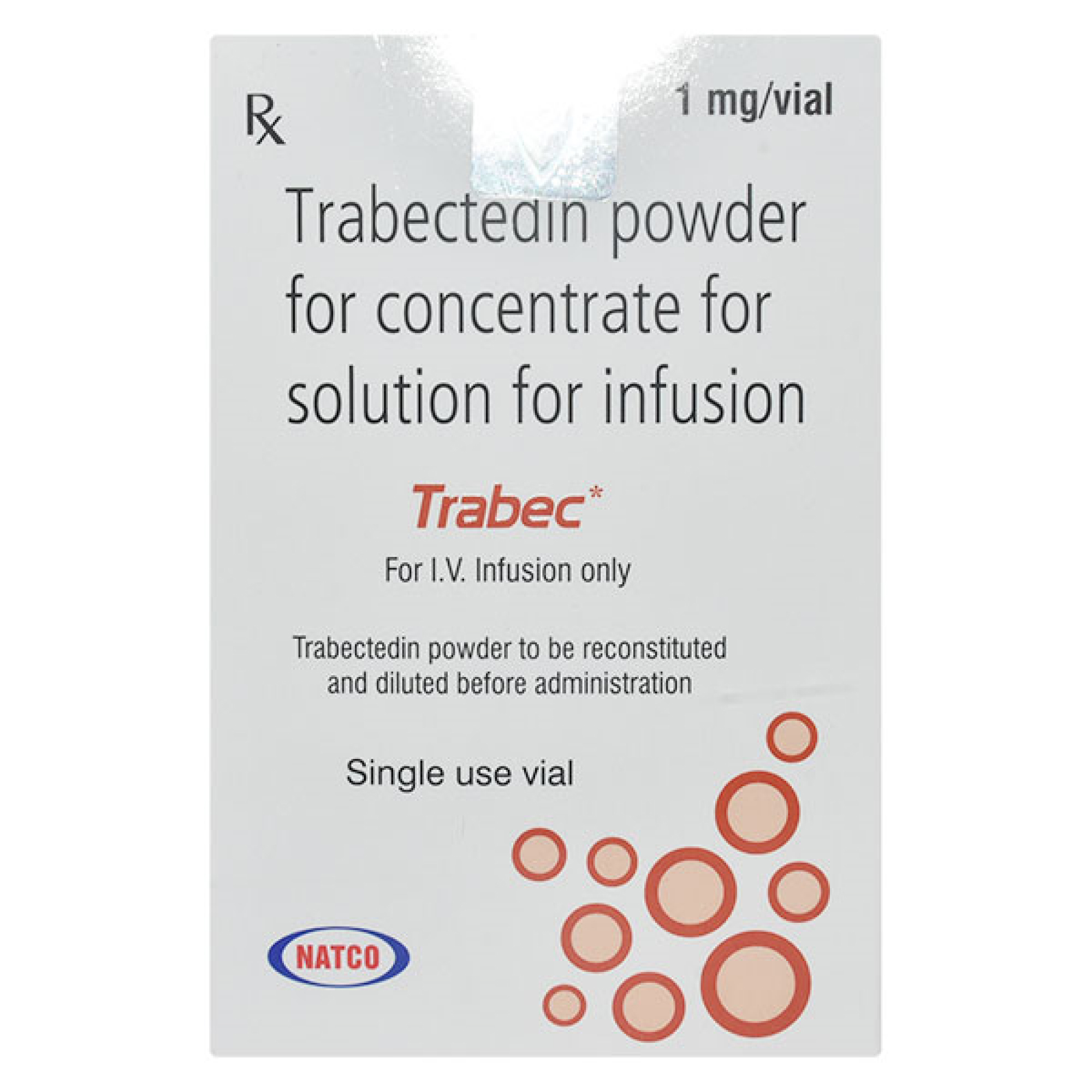 Trabec 1Mg Infusion - Shelf Life: 24 Months