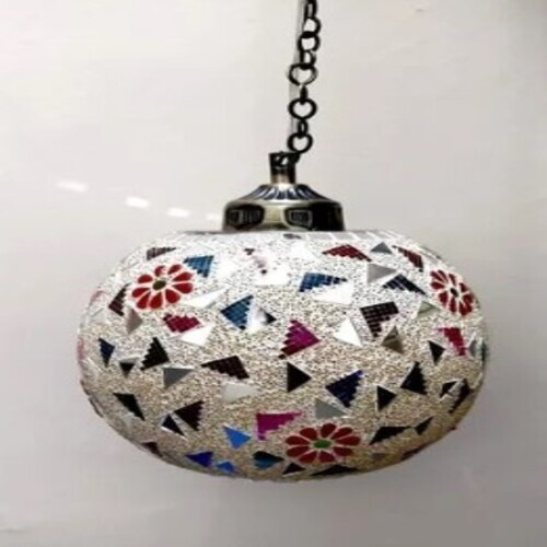 Unique Mosaic Hanging Pendant