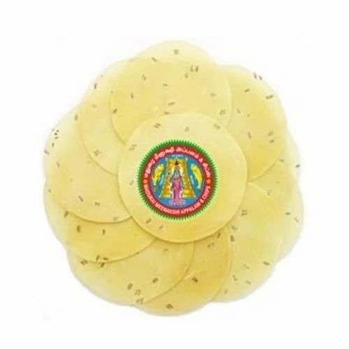 350gm Jeera Papad - Urad Flour & Rice Flour Base, Flavorful Jeera Taste | Suitable for Children, Adults, Old-Aged - 3 Month Shelf Life