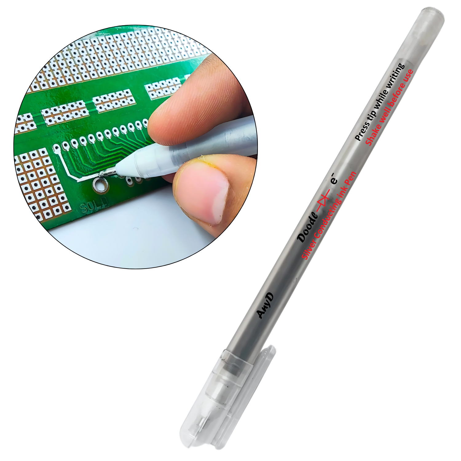 AnyD Big Conductive Silver Ink Pen