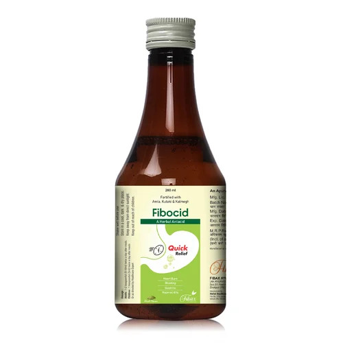 Ayurvedic Fibocid Antacid Syrup, 200 ml