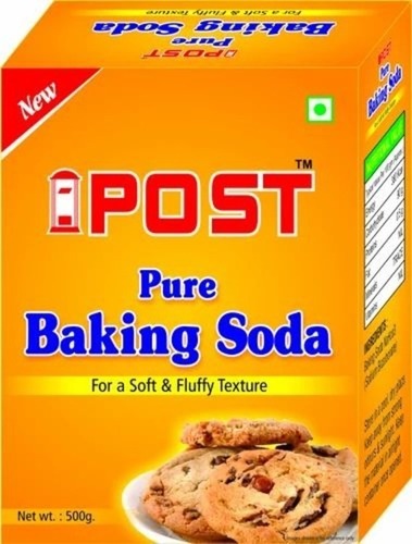 Baking Soda - 100% Pure Sodium Bicarbonate Powder, 500 gm Box | Eggless, High Energy 380 kcal