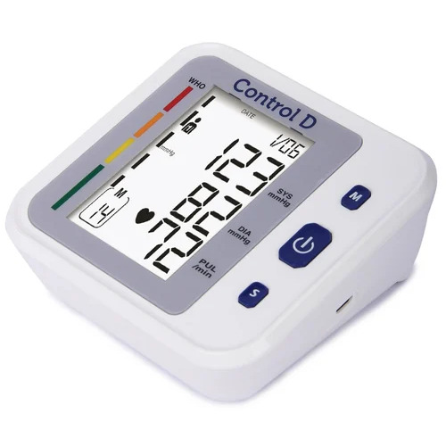 Blood Pressure Digital Monitor - Plastic Material, Adult Cuff Size 22-32 cm | 0.03 Accuracy, Digital Display, Battery Operated