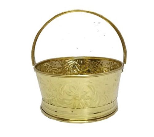 Brass Pooja Basket