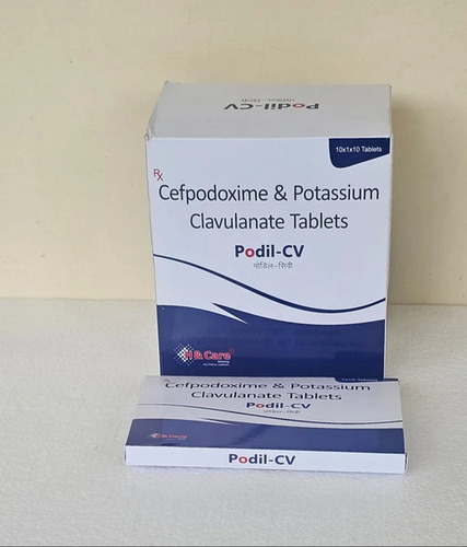 Cefpodoxime Potassium Clavulanate Tablets - Medicine Grade, Prescription Required for Hospital and Clinic Use