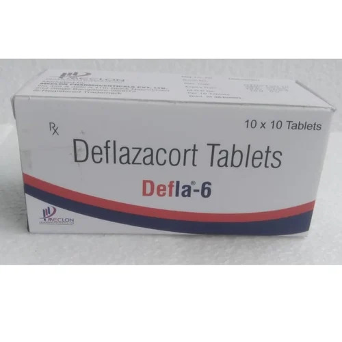 Deflazacort Tablets 6 mg - Medicine Grade, For Hospital and Clinic Use, Prescription Required, Dosage As Per Guidelines