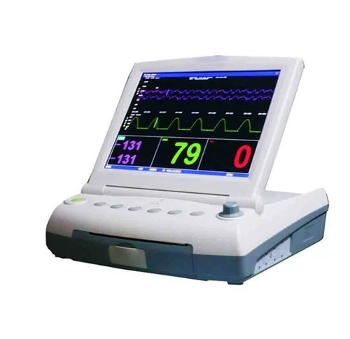 Fetal Heart Monitor - Plastic Build, 220/240 V, 99% Accuracy, LCD Display | Used During Pregnancy for Heart Rate Monitoring