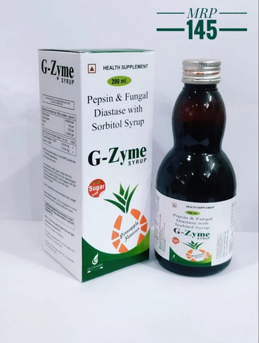 Fungal Diastase And Pepsin Syrup - Liquid Formulation , Prescription-Based Dosage for Hospital and Clinic Use