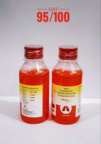 Levosalbutamol Ambroxol Guaiphenesin Syrup - Liquid Medicine For Hospital And Clinic Use | Prescription Required, Specific Dosage Guidelines
