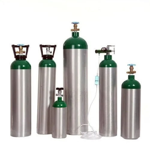 Medical Oxygen Cylinder - Aluminum, 10 Liter B-Type | New Condition, 1500 Liter Gas Capacity, Lightweight 10 Kg