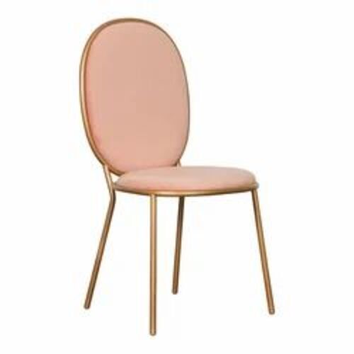 Metal Dining Chair - Mild Steel, Full Backrest, Powder Coated Finish, Black Color, With Armrest