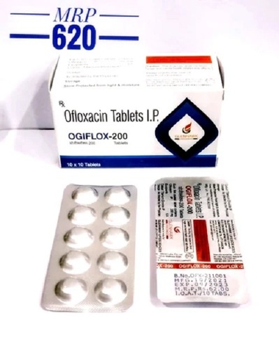 Ofloxacin Tablets I.P. 200 mg - Prescription Medicine for Hospital and Clinic Use, Effective Antibiotic Treatment