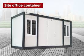 Panel Build Site Office Cabins - Color: White