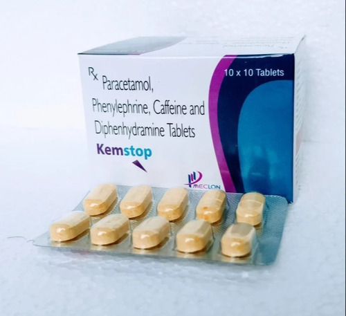 Paracetamol Caffeine Diphenhydramine Phenylephrine Tablets