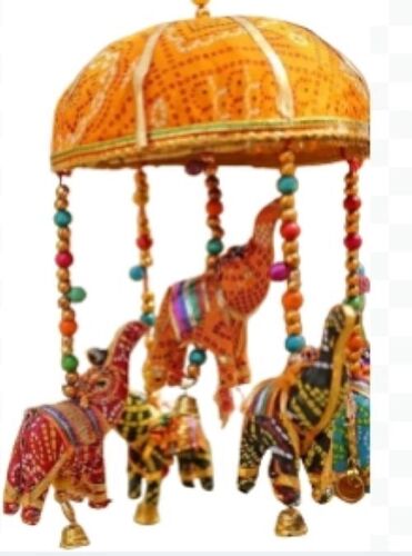 Handcrafted Elephant Basket - 40-55 Inches | Vibrant Colors, Durable Materials, Eco-Friendly Design, Unique Cultural Decor, Functional Storage
