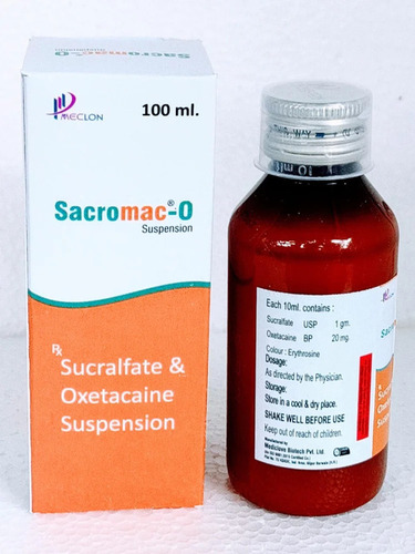 Sacromac-o Sucralfate Oxetacaine Suspension