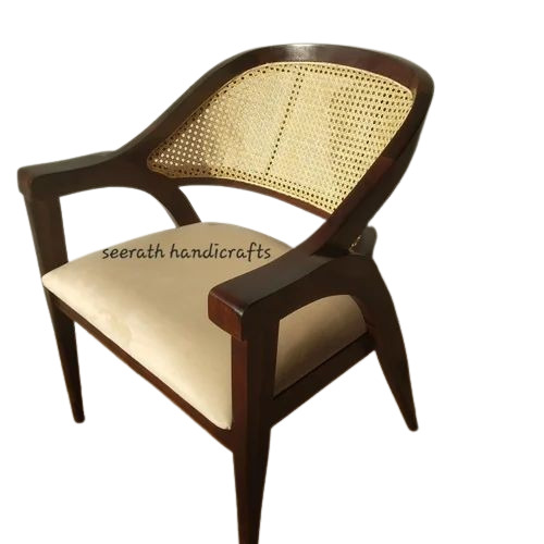 Rose Wood Square Chair - 24 Inches Length, Brown Color, Designed for Optimum Home Use
