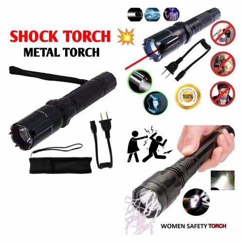 Shock Metal Torch For Women Safety - Weight: 220 Grams (G)