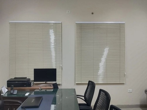 Vista Spring Blinds Roller - Aluminium, Vertical Shape, White Color | Eco Friendly, Easily Assembled, Ideal for Office Use