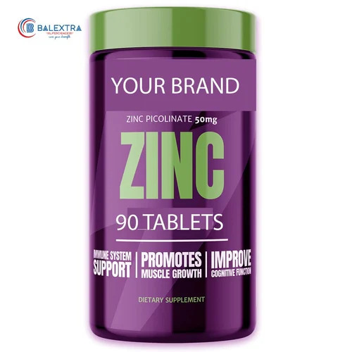 Zinc Tablets - Medicine Grade, Prescription Required for Hospital and Clinic Use | Dosage Guidelines as Per Prescription