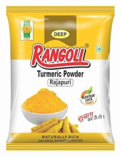 Turmeric Powder - 200 g Pouch, Spicy Rajapuri Flavor, Grade A Quality, Room Temperature Storage