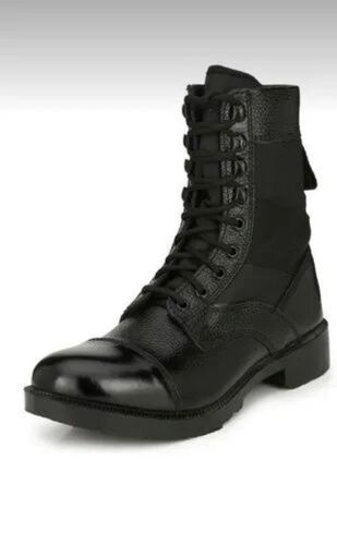 Army Black Leather Boot