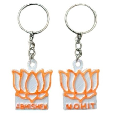 Bjp 3d Printed Customizable Keychain