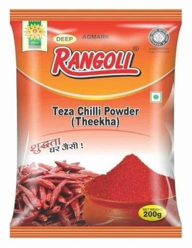 Teja Chilli Powder - 100 g | Organic, 2000 SHU Spiciness, 12 Months Shelf Life, Packaged in Pouch