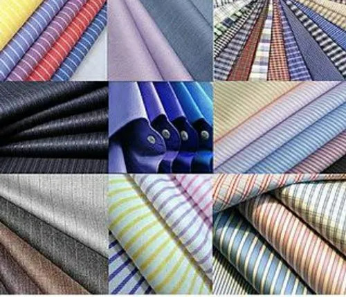 Cotton Shirting Fabric - 58-60 Inch Width, Various Weaves | Soft, Breathable, Lightweight, Moisture-Wicking, Durable, Easy Care, Versatile for Garment Making