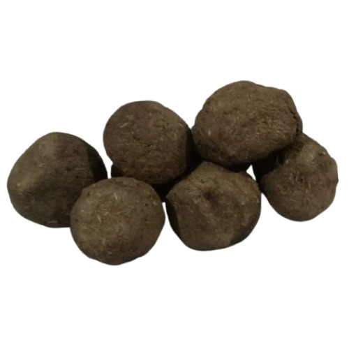 Cow Dung Laddu - Eco-Friendly Organic Round Shape | Handmade Brown Cow Dung Type for Agricultural Applications