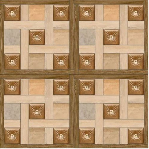 Digital Porcelain Tiles - 600x600 mm, Rustic Punch Finish | Acid-Resistant, Non-Slip, Heat Insulation, Wear-Resistant